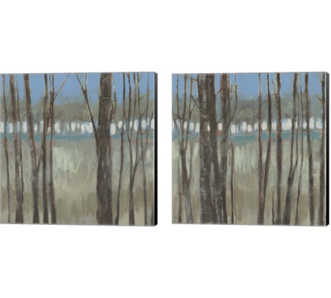 Within the Trees 2 Piece Canvas Print Set by Jennifer Goldberger