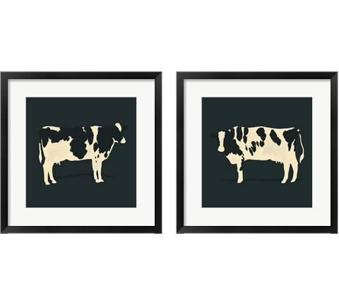 Refined Holstein 2 Piece Framed Art Print Set by Jacob Green