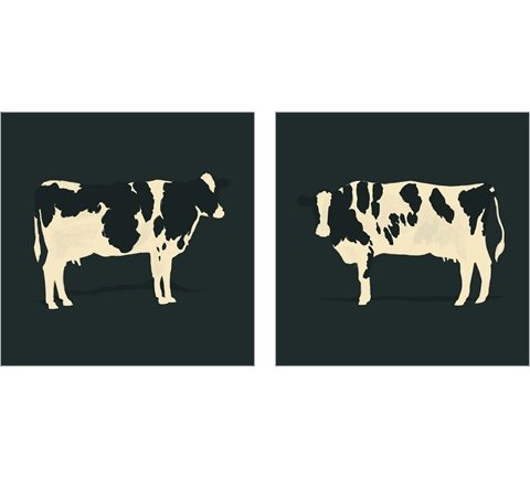 Refined Holstein 2 Piece Art Print Set by Jacob Green