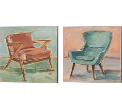 Have a Seat 2 Piece Canvas Print Set by Ethan Harper