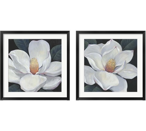 Blooming Magnolia 2 Piece Framed Art Print Set by Timothy O'Toole