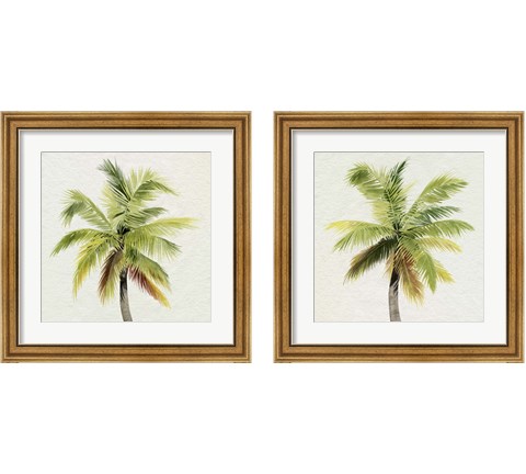 Coco Watercolor Palm 2 Piece Framed Art Print Set by Grace Popp