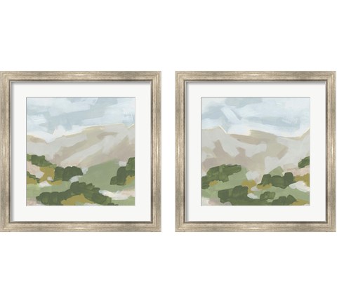 Hillside Impression 2 Piece Framed Art Print Set by June Erica Vess
