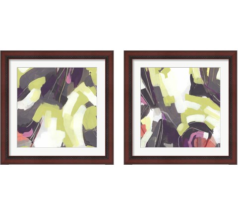 Martini Swirl 2 Piece Framed Art Print Set by June Erica Vess