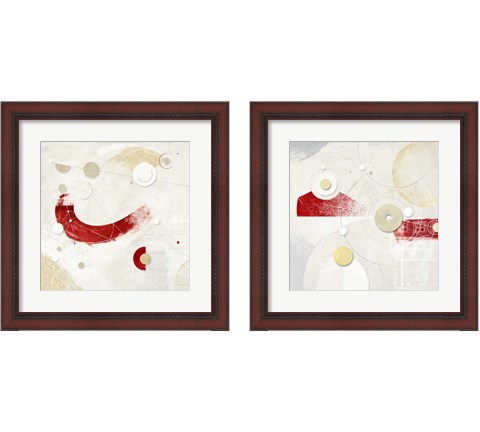 Galassia Rosso 2 Piece Framed Art Print Set by Arturo Armenti