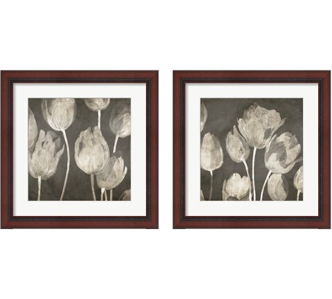 Washed Tulips 2 Piece Framed Art Print Set by Luca Villa