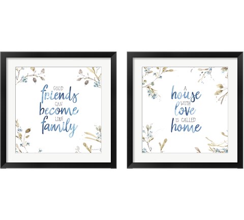 Home & Family 2 Piece Framed Art Print Set by Lisa Audit