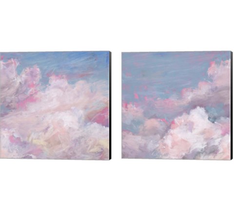 Daydream Pink 2 Piece Canvas Print Set by Lisa Audit