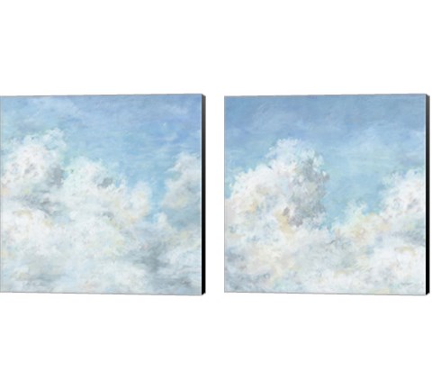 Heavenly Blue 2 Piece Canvas Print Set by Lisa Audit