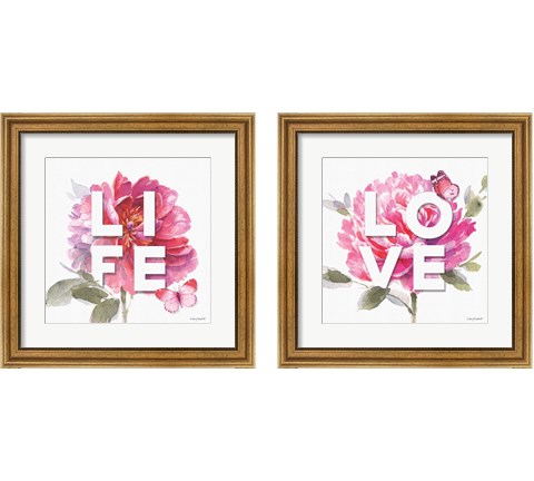 Life & Love 2 Piece Framed Art Print Set by Lisa Audit