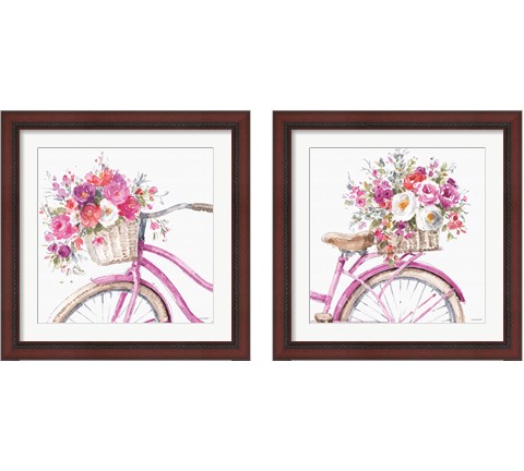 Obviously Pink 2 Piece Framed Art Print Set by Lisa Audit