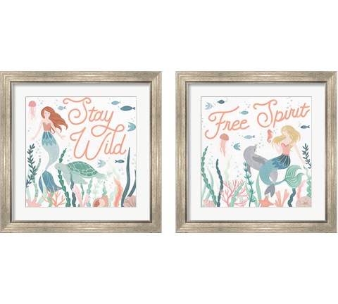 Under the Sea 2 Piece Framed Art Print Set by Laura Marshall
