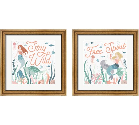 Under the Sea 2 Piece Framed Art Print Set by Laura Marshall