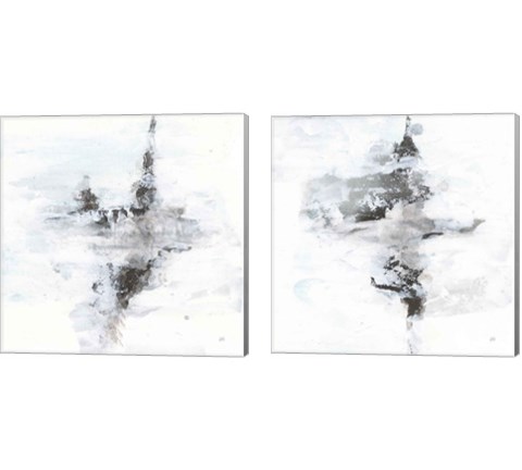 Layered Thinking 2 Piece Canvas Print Set by Chris Paschke