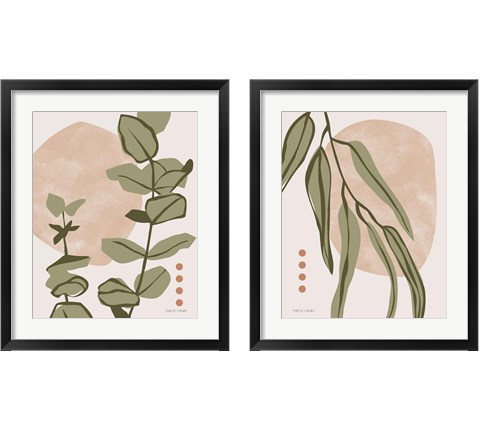 Restore Eucalyptus 2 Piece Framed Art Print Set by Megan Gallagher