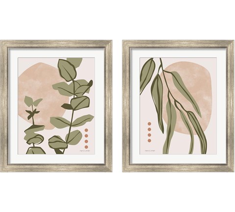 Restore Eucalyptus 2 Piece Framed Art Print Set by Megan Gallagher