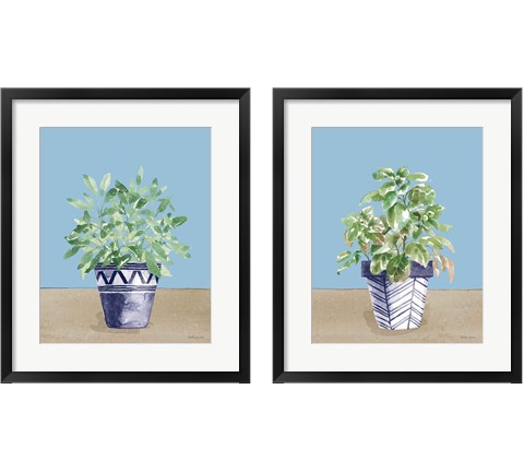 Herb Garden 2 Piece Framed Art Print Set by Beth Grove