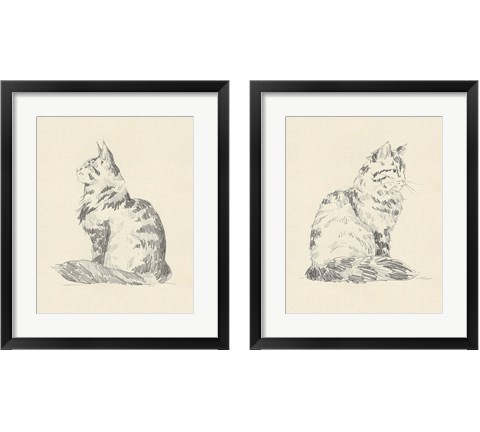 House Cat 2 Piece Framed Art Print Set by Jacob Green