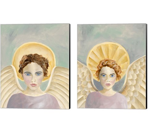 Angels Among Us 2 Piece Canvas Print Set by Regina Moore