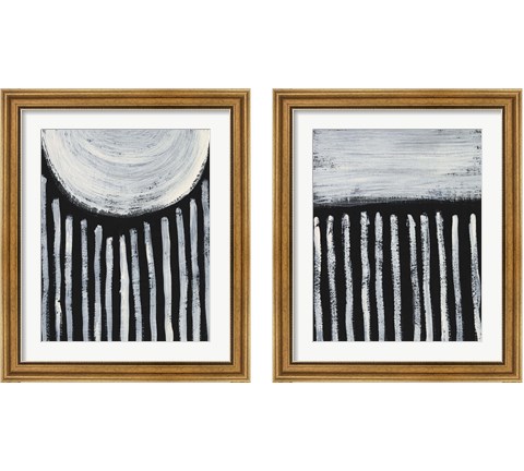 Ivory & Black 2 Piece Framed Art Print Set by Regina Moore