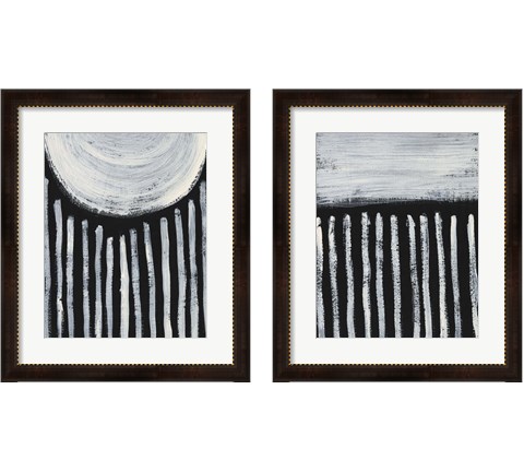 Ivory & Black 2 Piece Framed Art Print Set by Regina Moore