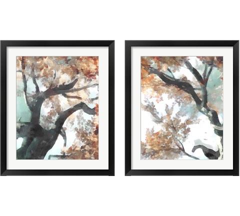 Fall Tree 2 Piece Framed Art Print Set by Alonzo Saunders