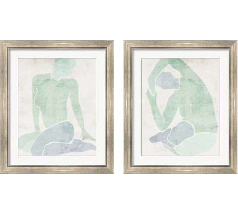 Stretching 2 Piece Framed Art Print Set by Melissa Wang