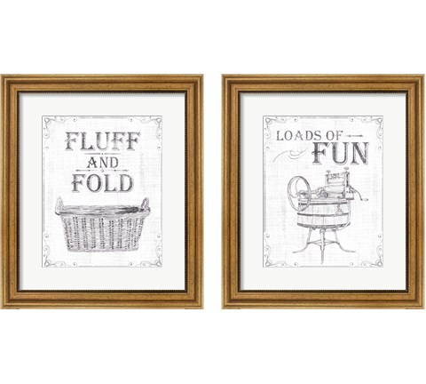 Laundry Today 2 Piece Framed Art Print Set by Melissa Wang