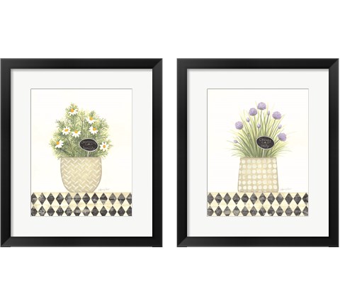 Herb 2 Piece Framed Art Print Set by Annie Lapoint