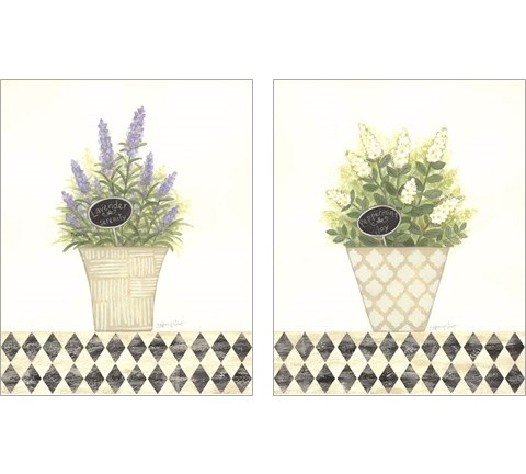 Herb 2 Piece Art Print Set by Annie Lapoint