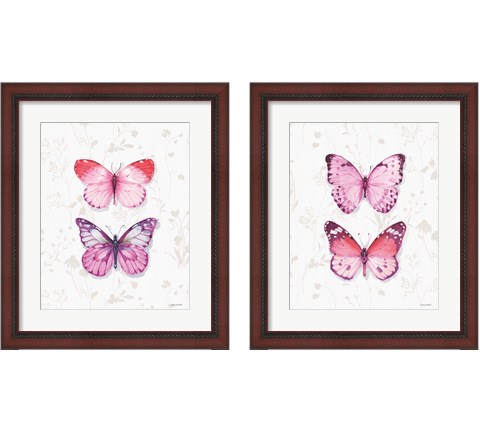 Obviously Pink 2 Piece Framed Art Print Set by Lisa Audit
