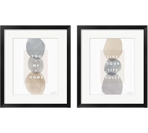 Think Neutral 2 Piece Framed Art Print Set by Lisa Audit