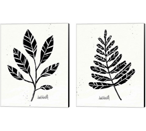 Botanical Sketches 2 Piece Canvas Print Set by Anne Tavoletti
