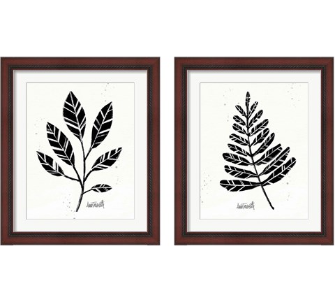 Botanical Sketches 2 Piece Framed Art Print Set by Anne Tavoletti