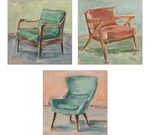 Have a Seat 3 Piece Art Print Set by Ethan Harper