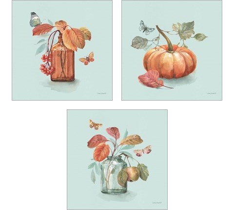 Autumn in Nature 3 Piece Art Print Set by Lisa Audit