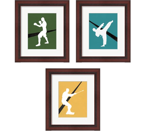 It's All About the Game 3 Piece Framed Art Print Set by Regina Moore