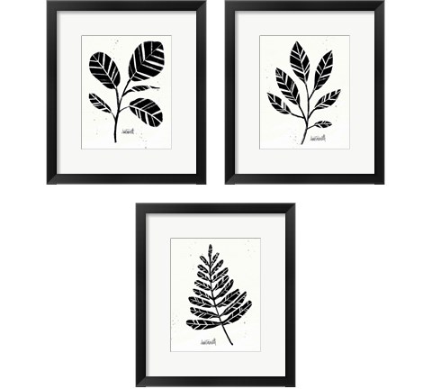 Botanical Sketches 3 Piece Framed Art Print Set by Anne Tavoletti