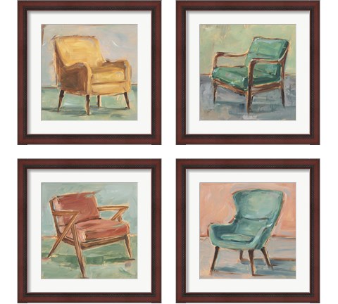 Have a Seat 4 Piece Framed Art Print Set by Ethan Harper