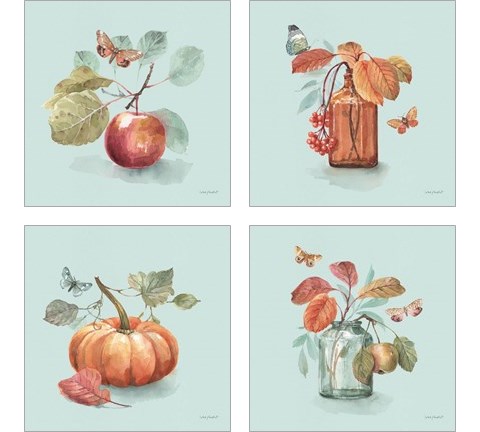 Autumn in Nature 4 Piece Art Print Set by Lisa Audit