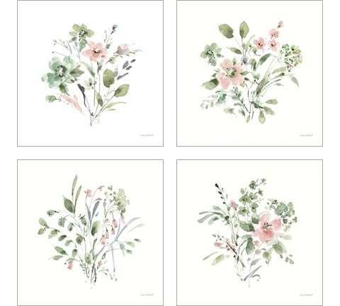 Inner Garden 4 Piece Art Print Set by Lisa Audit