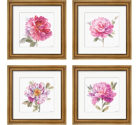 Obviously Pink 4 Piece Framed Art Print Set by Lisa Audit