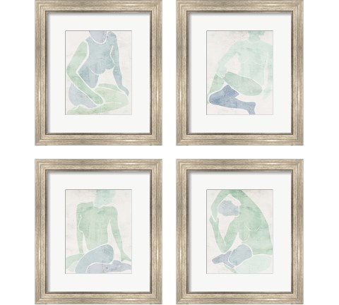 Stretching 4 Piece Framed Art Print Set by Melissa Wang