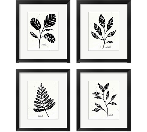 Botanical Sketches 4 Piece Framed Art Print Set by Anne Tavoletti