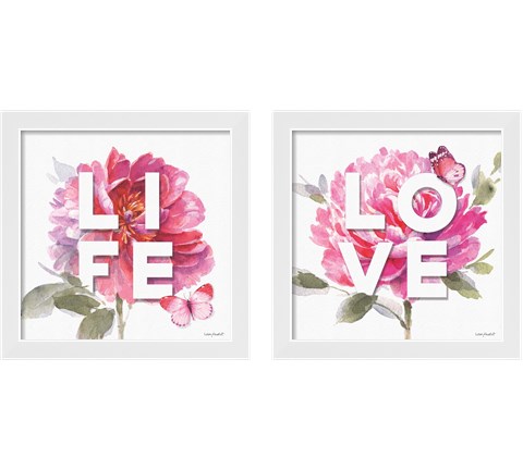 Life & Love 2 Piece Framed Art Print Set by Lisa Audit
