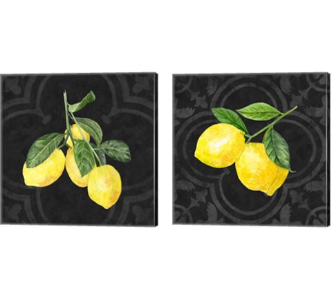 Live with Zest  2 Piece Canvas Print Set by Tara Reed