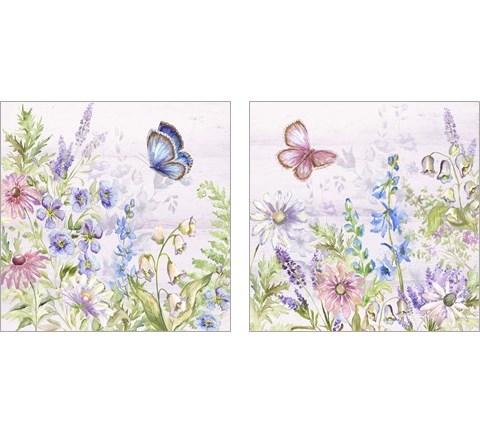 Butterfly Trail 2 Piece Art Print Set by Tre Sorelle Studios