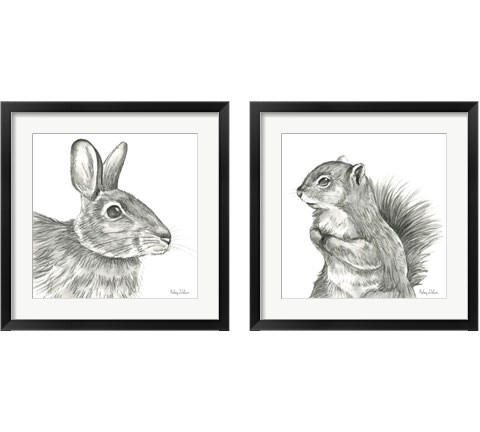 Pencil Forest 2 Piece Framed Art Print Set by Kelsey Wilson