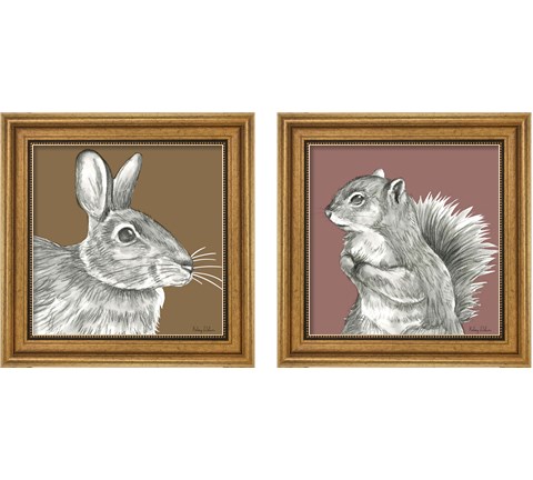 Watercolor Pencil Forest 2 Piece Framed Art Print Set by Kelsey Wilson