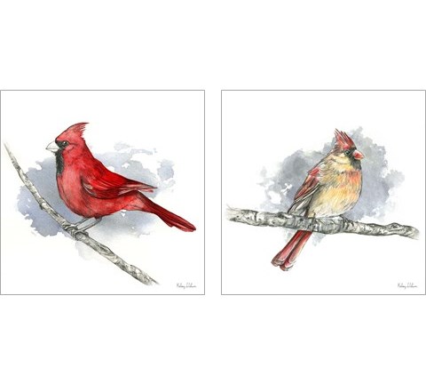 Birds & Branches 2 Piece Art Print Set by Kelsey Wilson